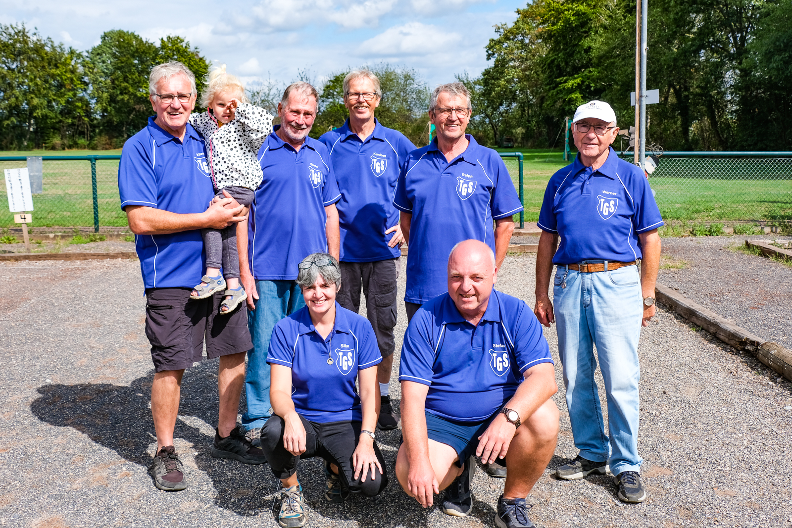 Team TGS: Klaus, Günter, Kuni, Ralph, Werner, Silke und Stefan